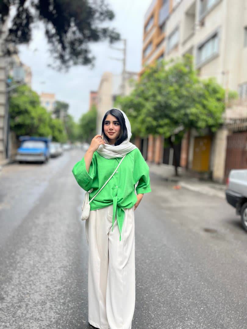 شومیز جلو گره 2563